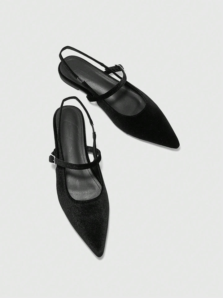 SHEIN balerina, fekete