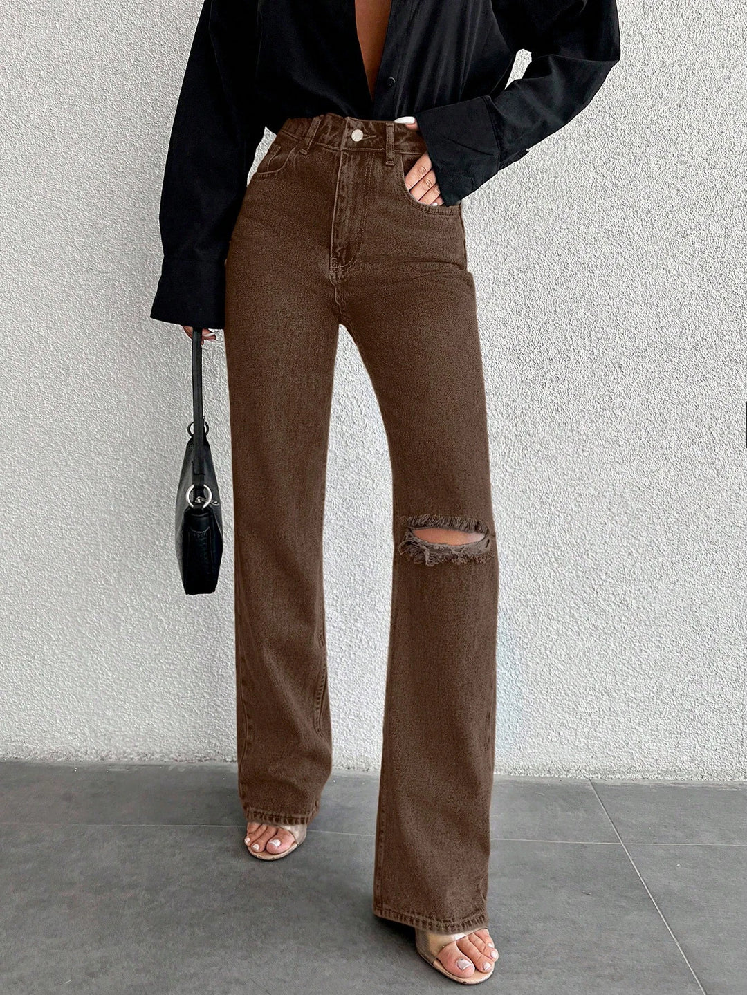 Jeans SHEIN, maro