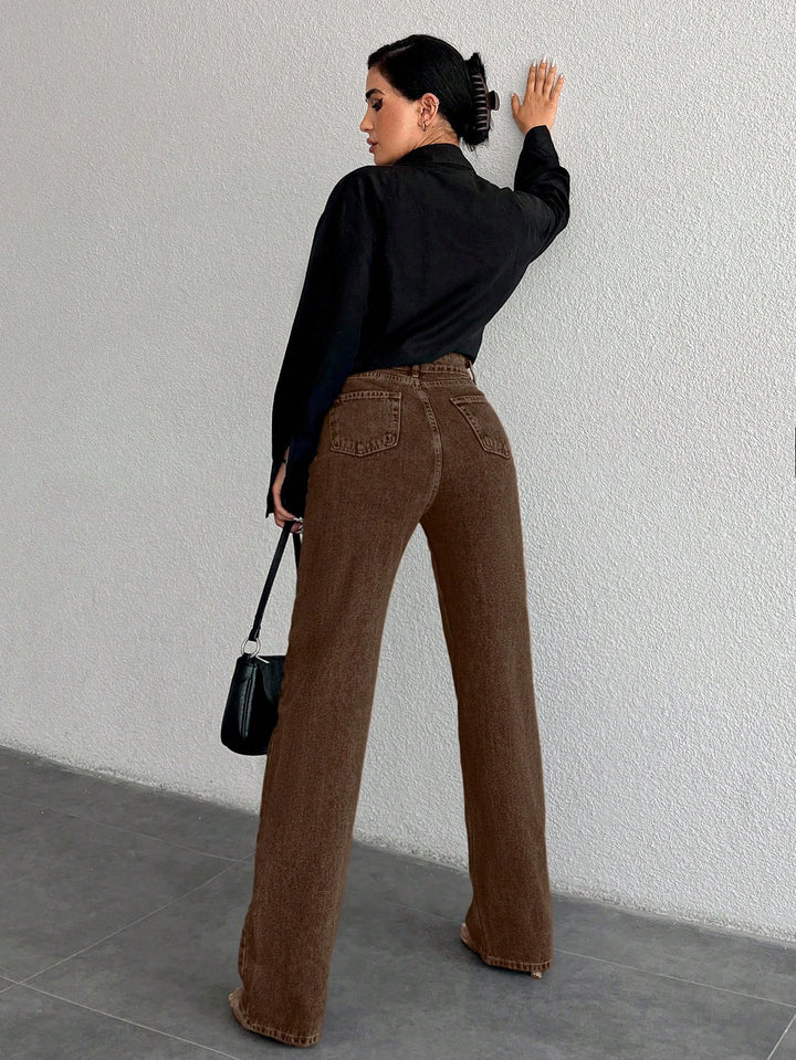 Jeans SHEIN, maro