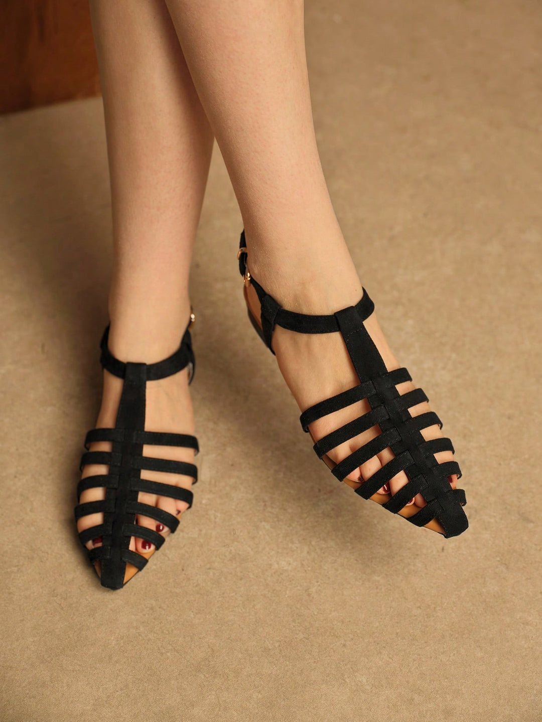 Sandale SHEIN, negru