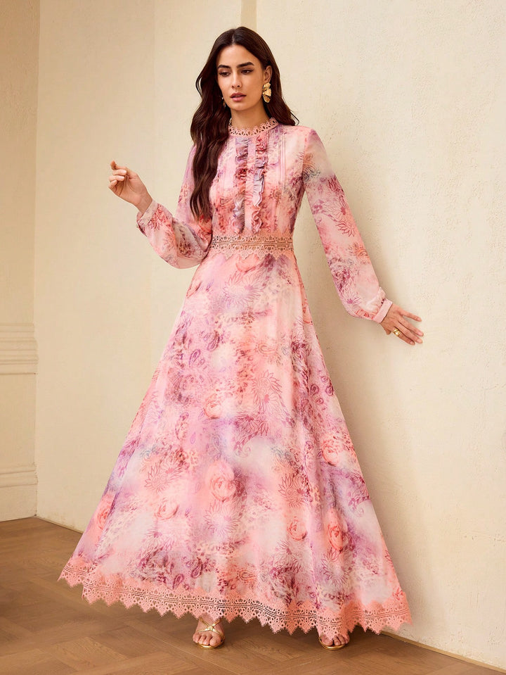 Rochie maxi SHEIN, mix culori