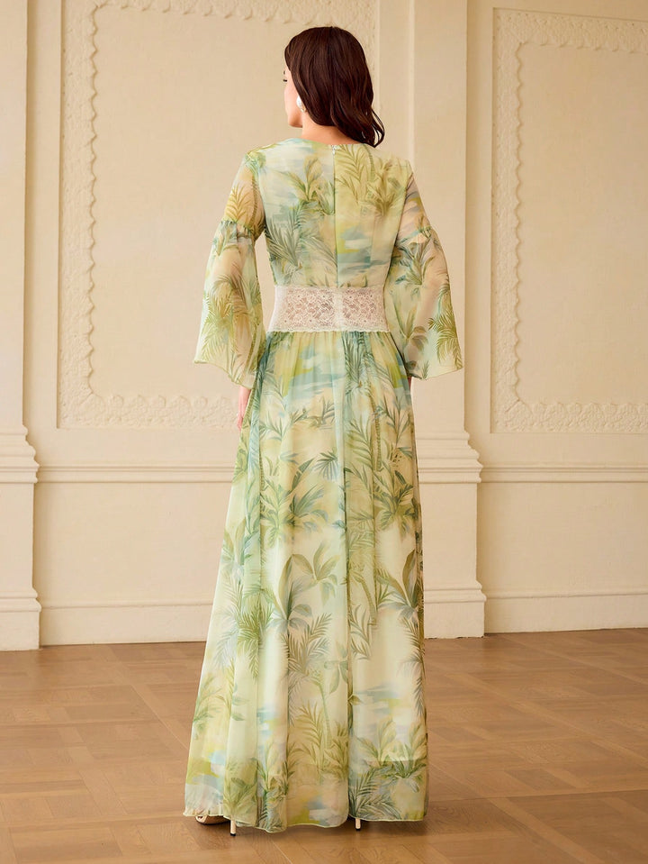 Rochie maxi SHEIN, verde