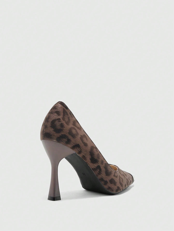 Pantofi cu toc SHEIN, maro