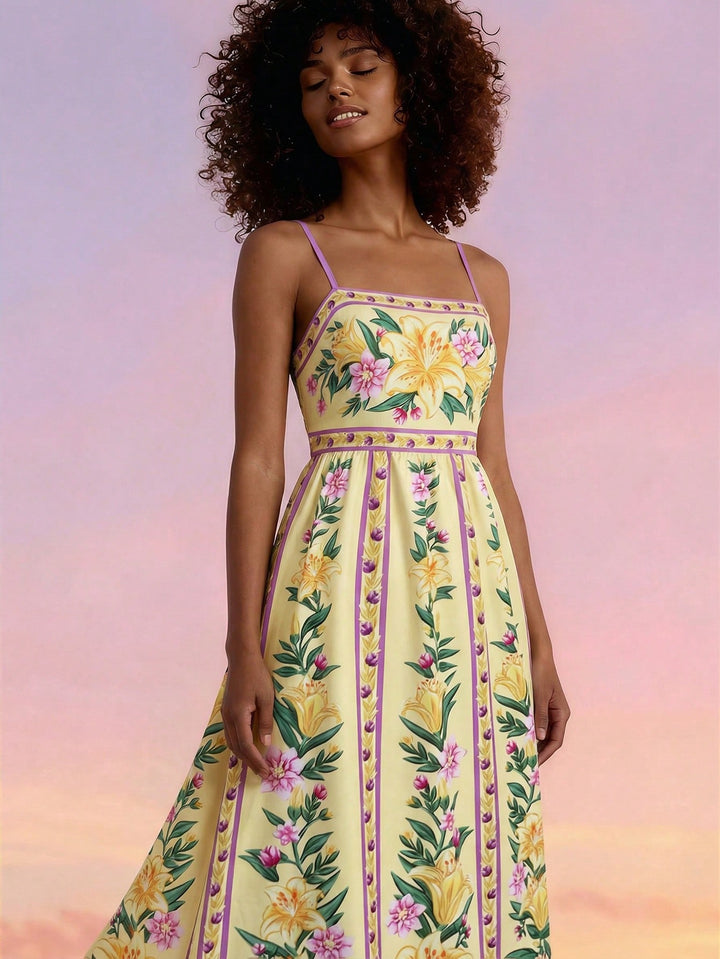 Rochie maxi SHEIN, galben