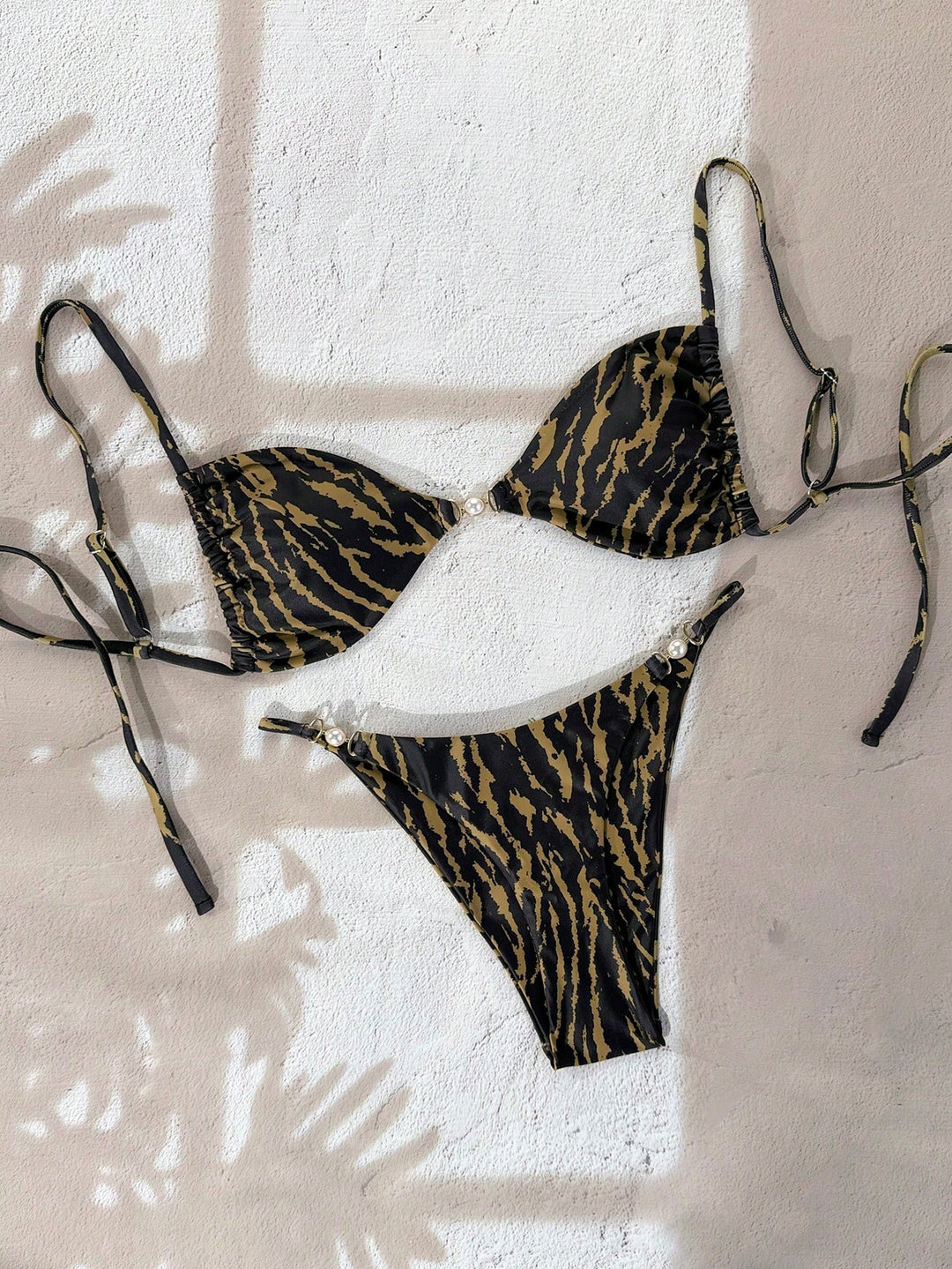 SHEIN bikini szett, barna