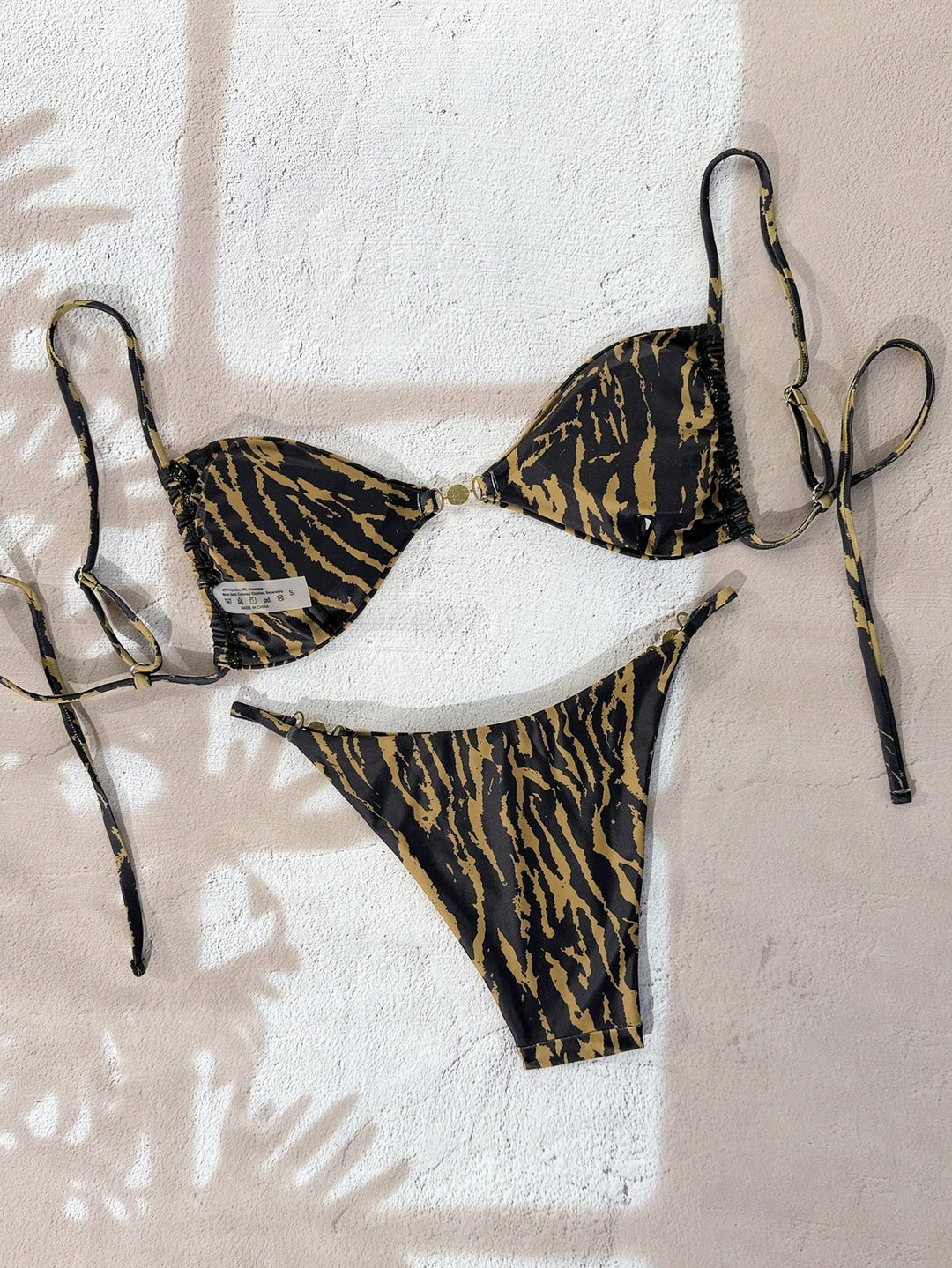 SHEIN bikini szett, barna