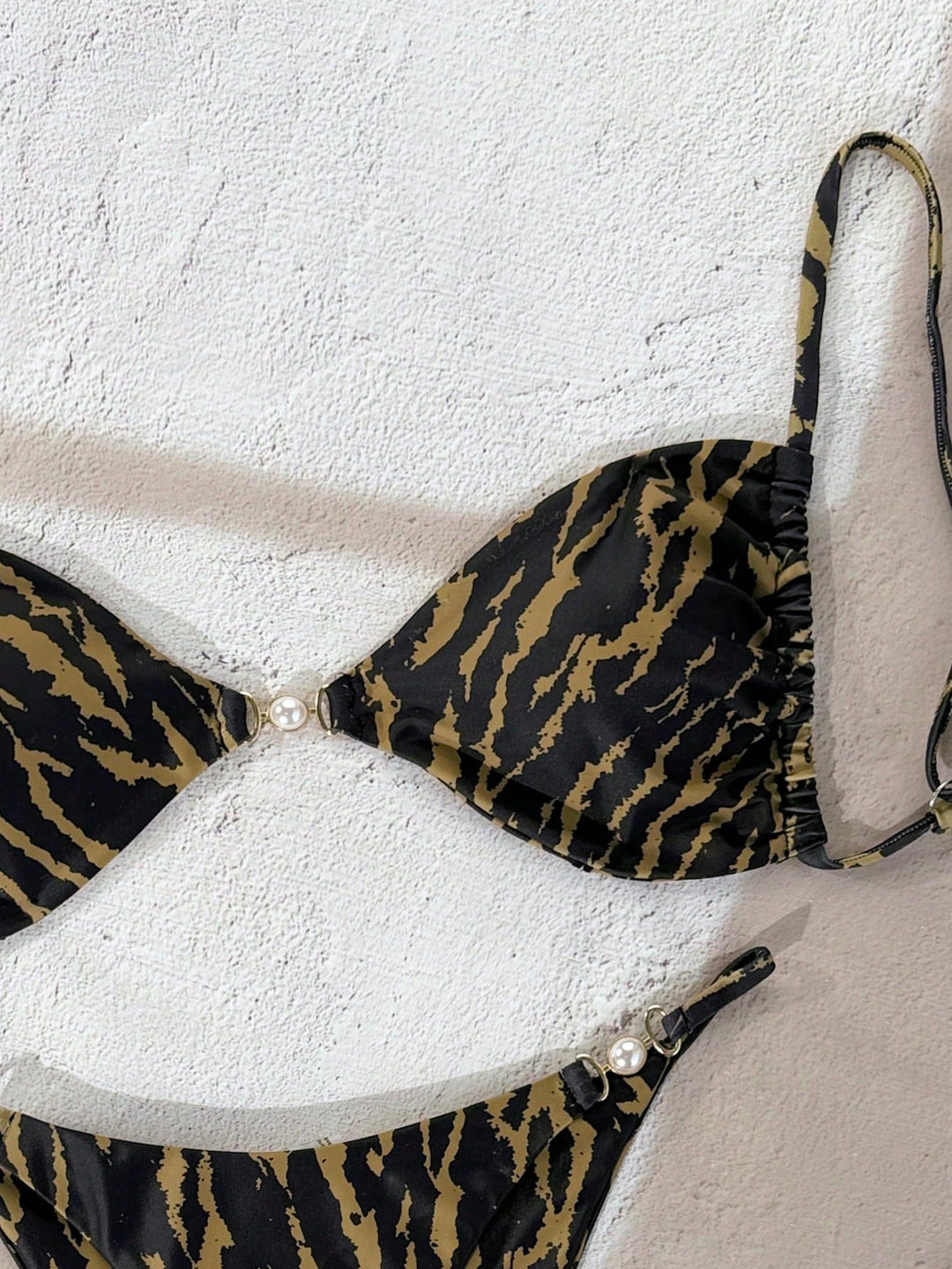 SHEIN bikini szett, barna