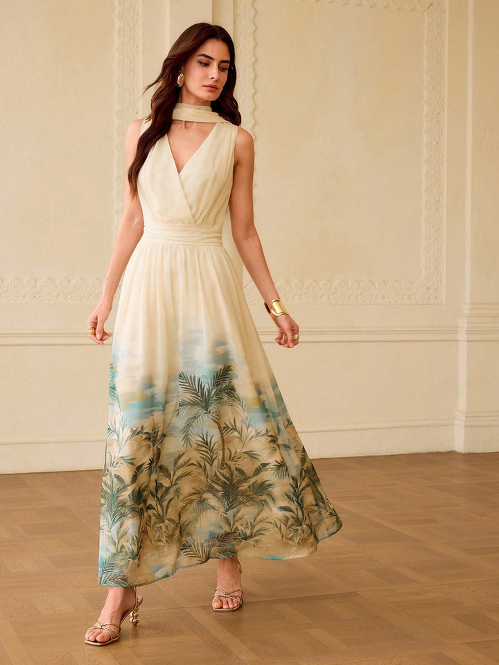 SHEIN maxi dress, mixed colors