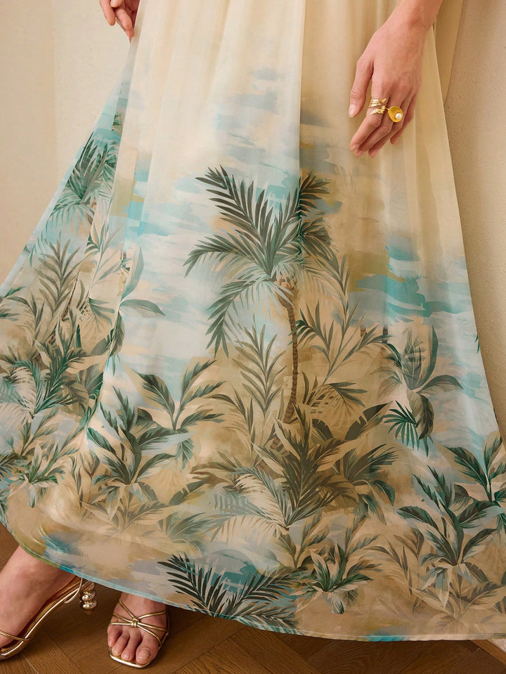SHEIN maxi dress, mixed colors
