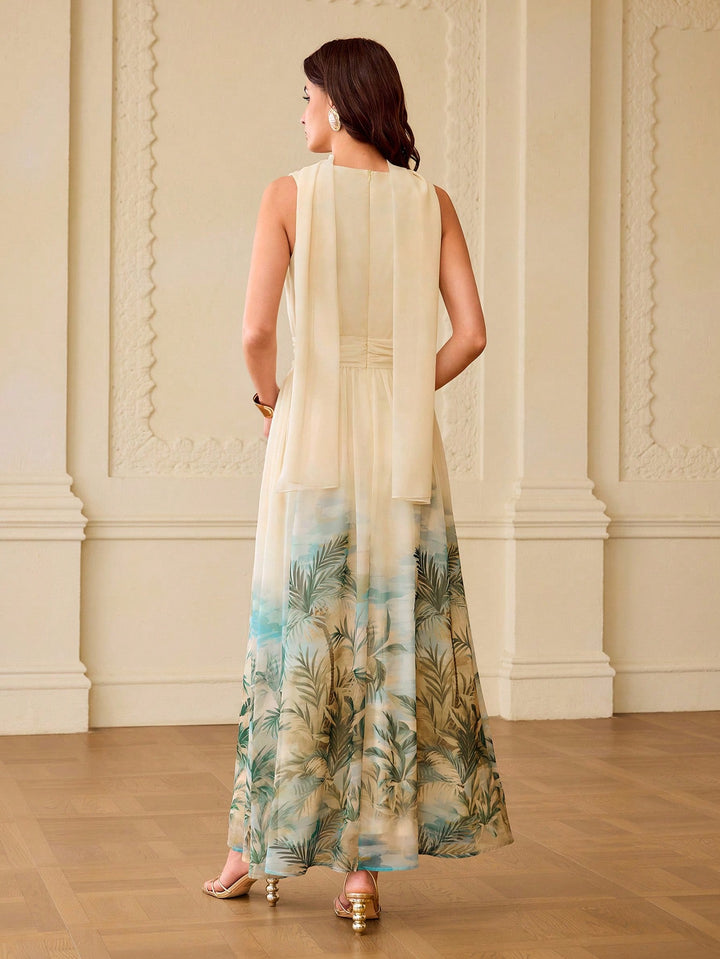 SHEIN maxi dress, mixed colors