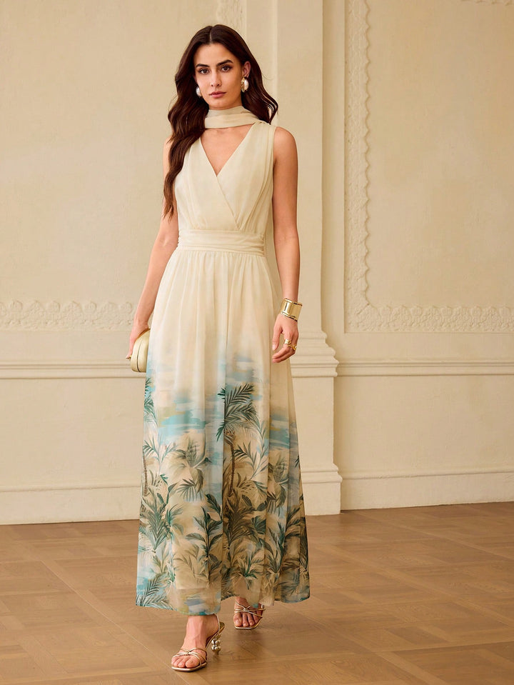 SHEIN maxi dress, mixed colors