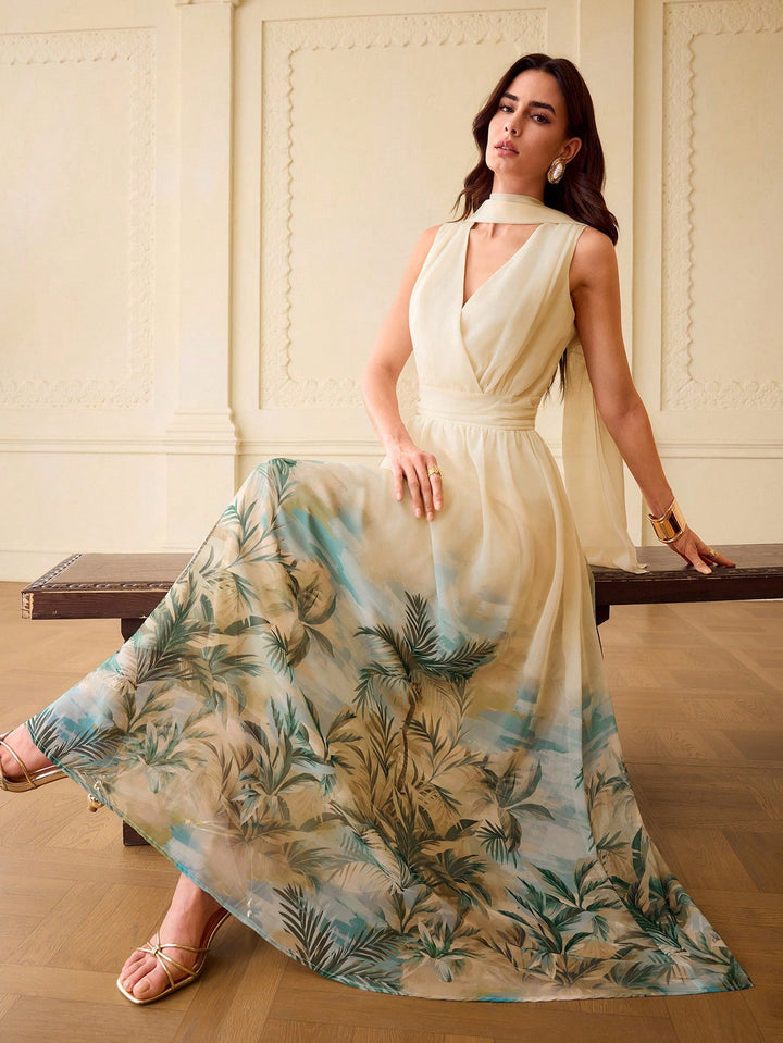 SHEIN maxi dress, mixed colors