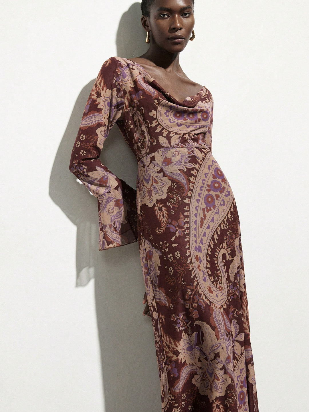 Rochie maxi SHEIN, mix culori