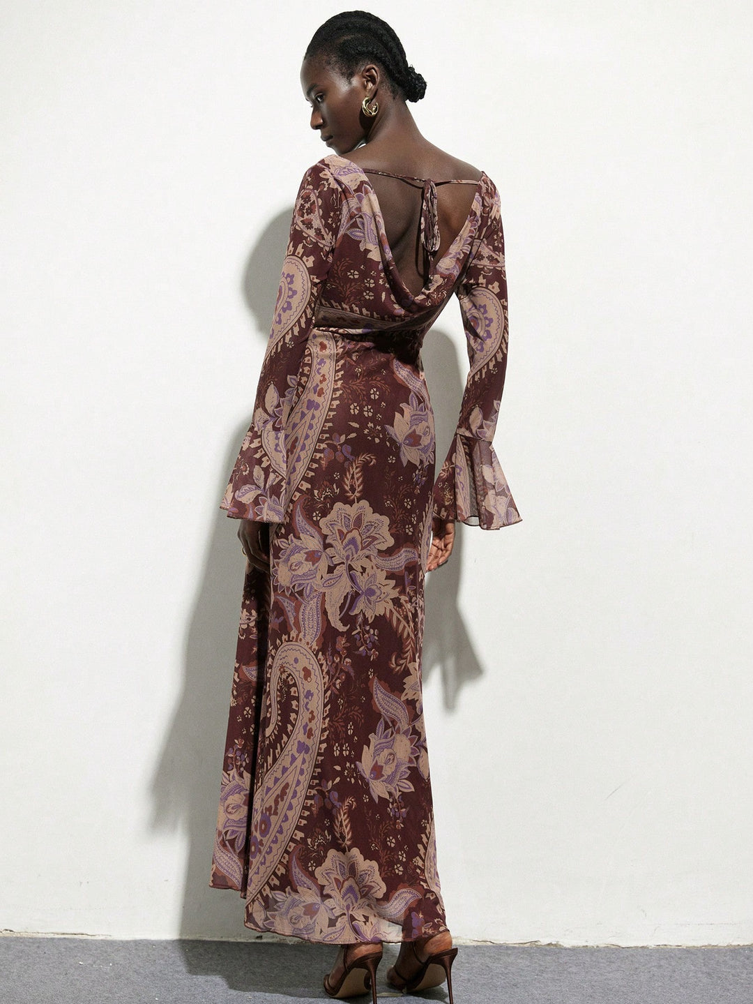 Rochie maxi SHEIN, mix culori