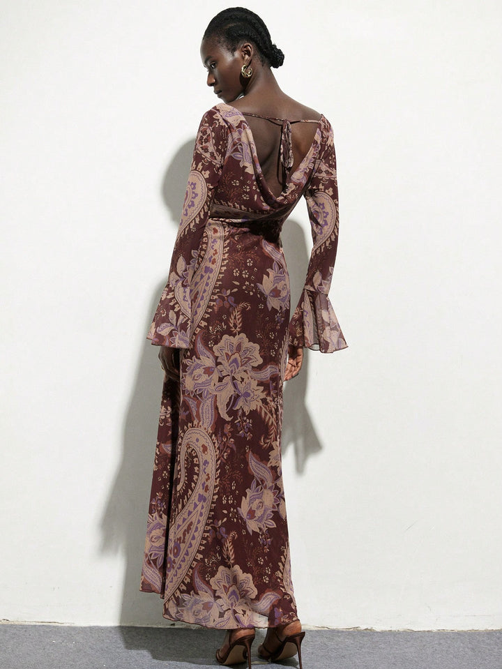 Rochie maxi SHEIN, mix culori