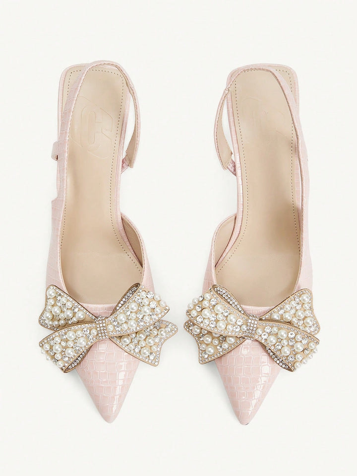 Pantofi cu toc SHEIN, roz