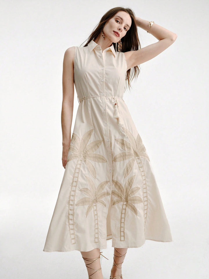 Rochie midi SHEIN, bej