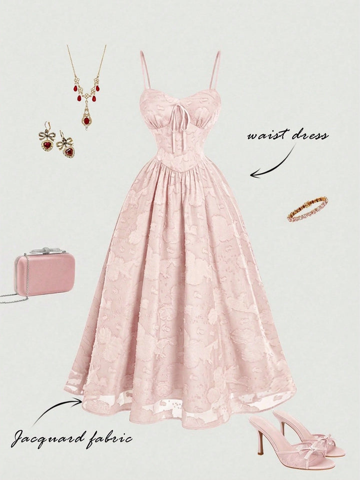 Rochie midi SHEIN, roz