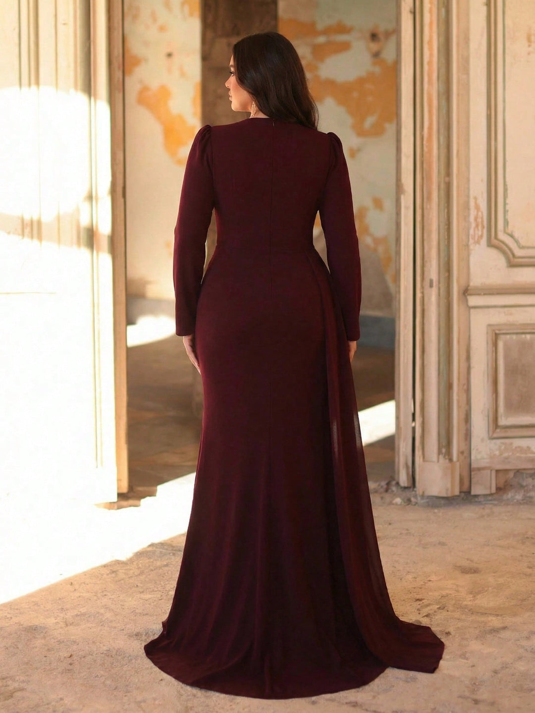 Rochie SHEIN, vișiniu