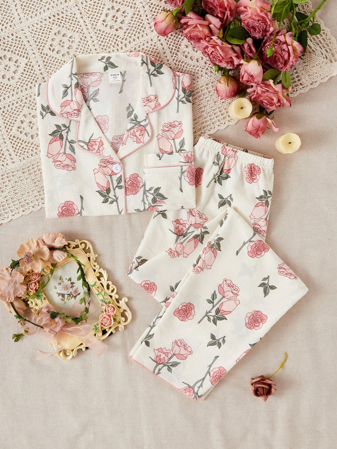 Pijama SHEIN, bej