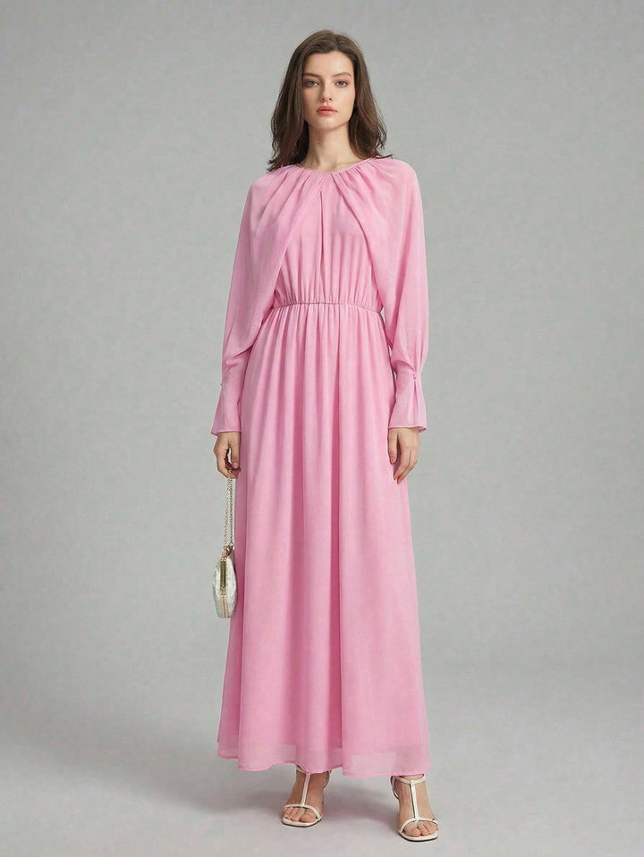 Rochie maxi SHEIN, roz