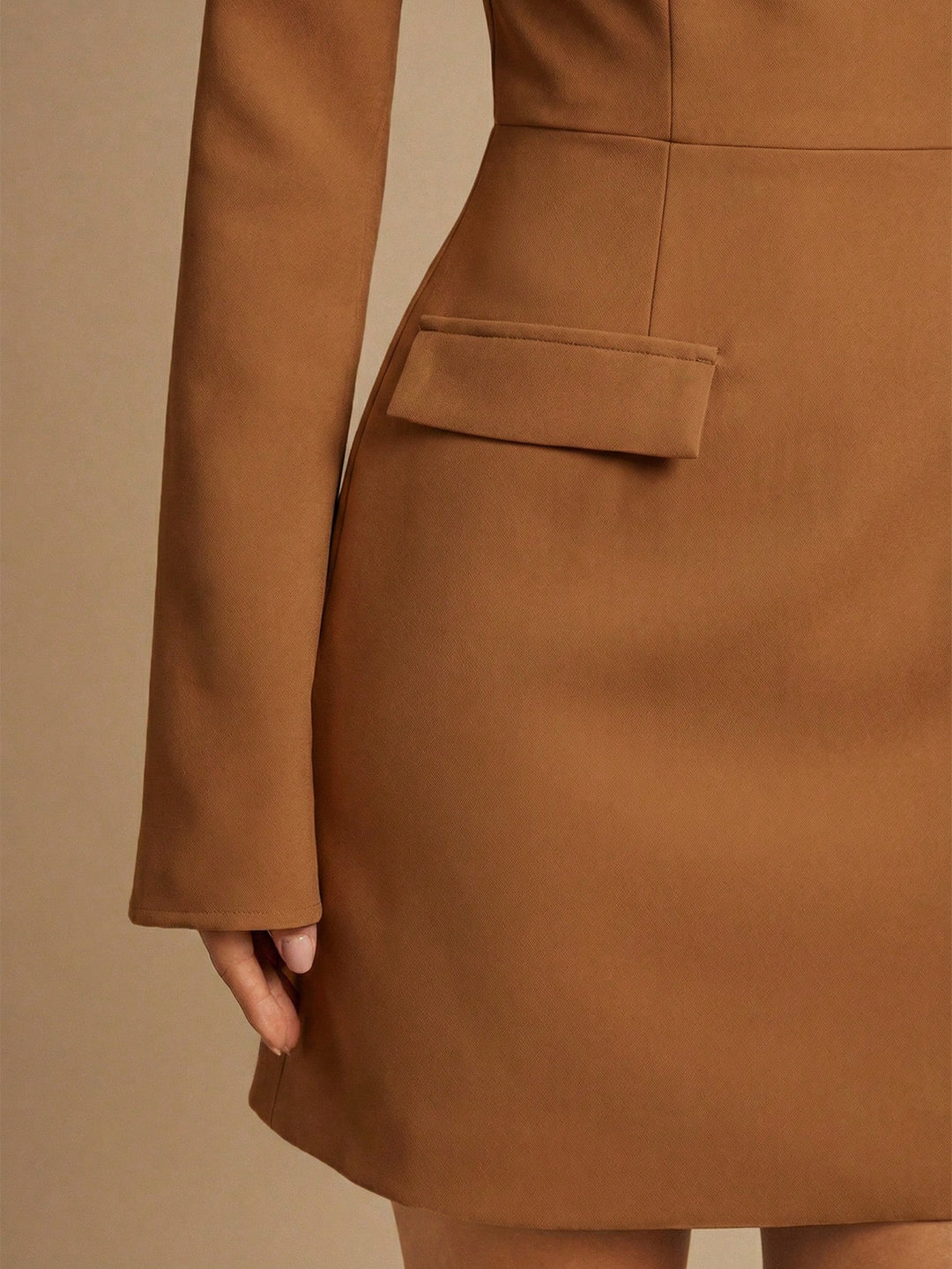 Rochie scurtă SHEIN, maro