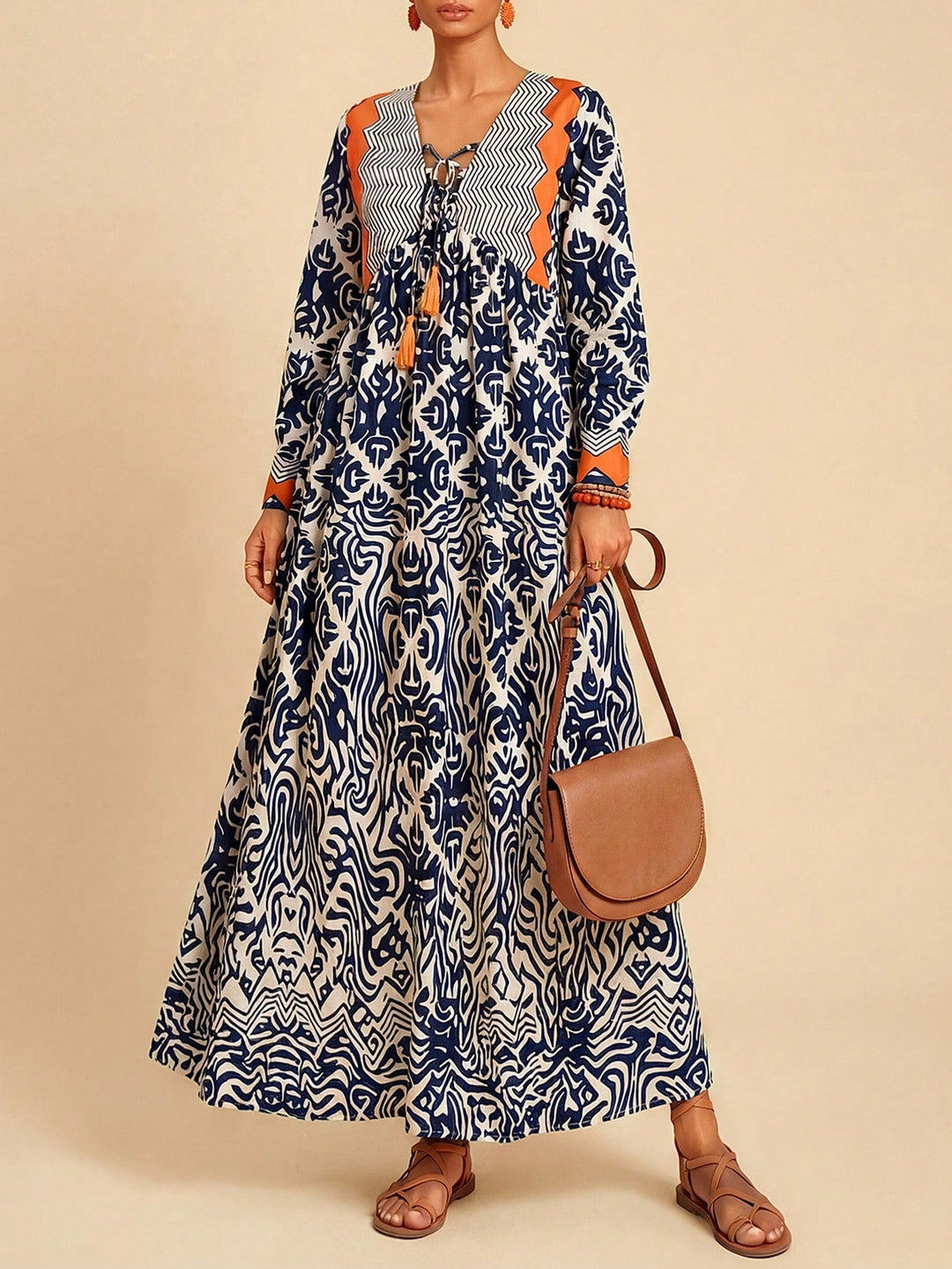 Rochie maxi SHEIN, mix culori