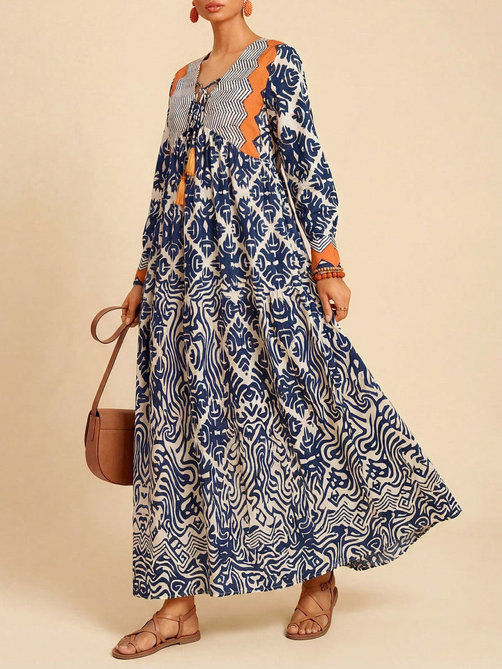 Rochie maxi SHEIN, mix culori