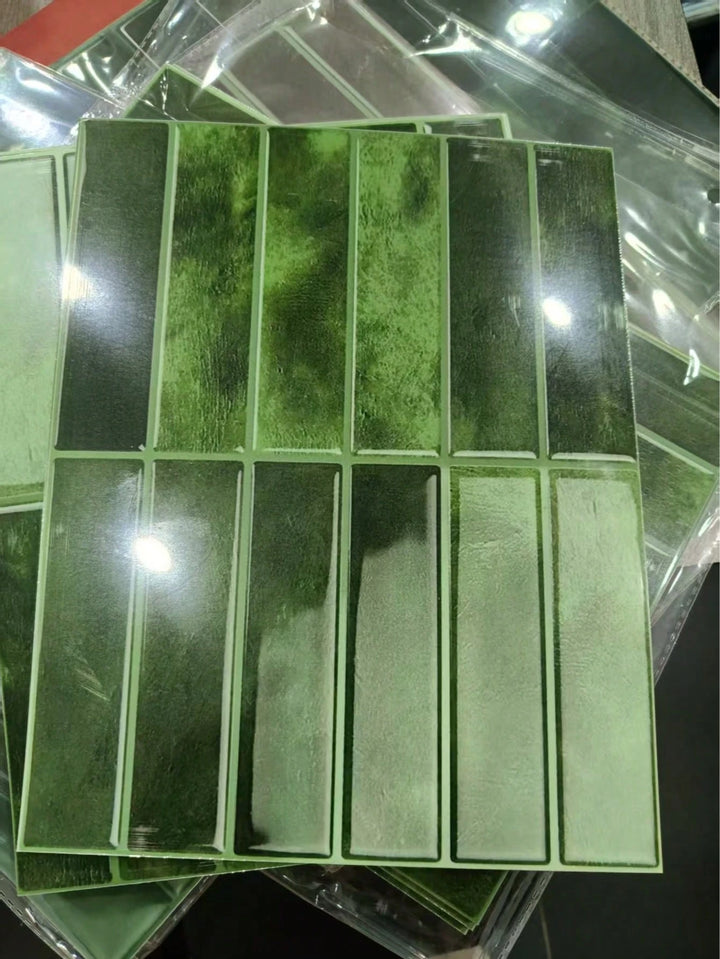 Set autocolante SHEIN, verde