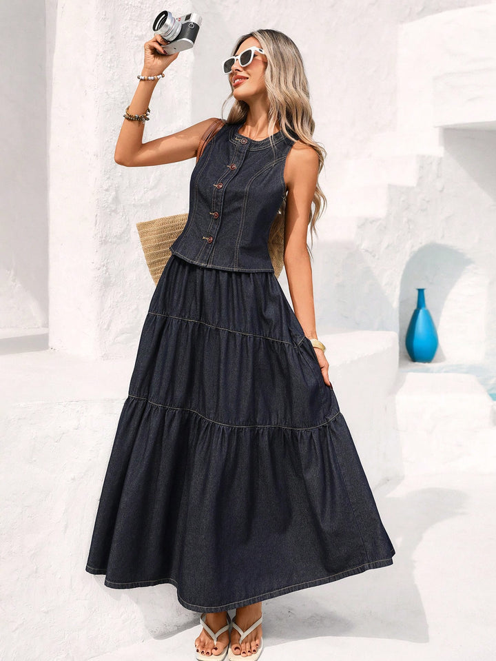 Top SHEIN, albastru