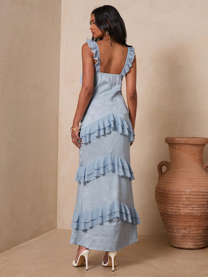 Rochie maxi SHEIN, albastru