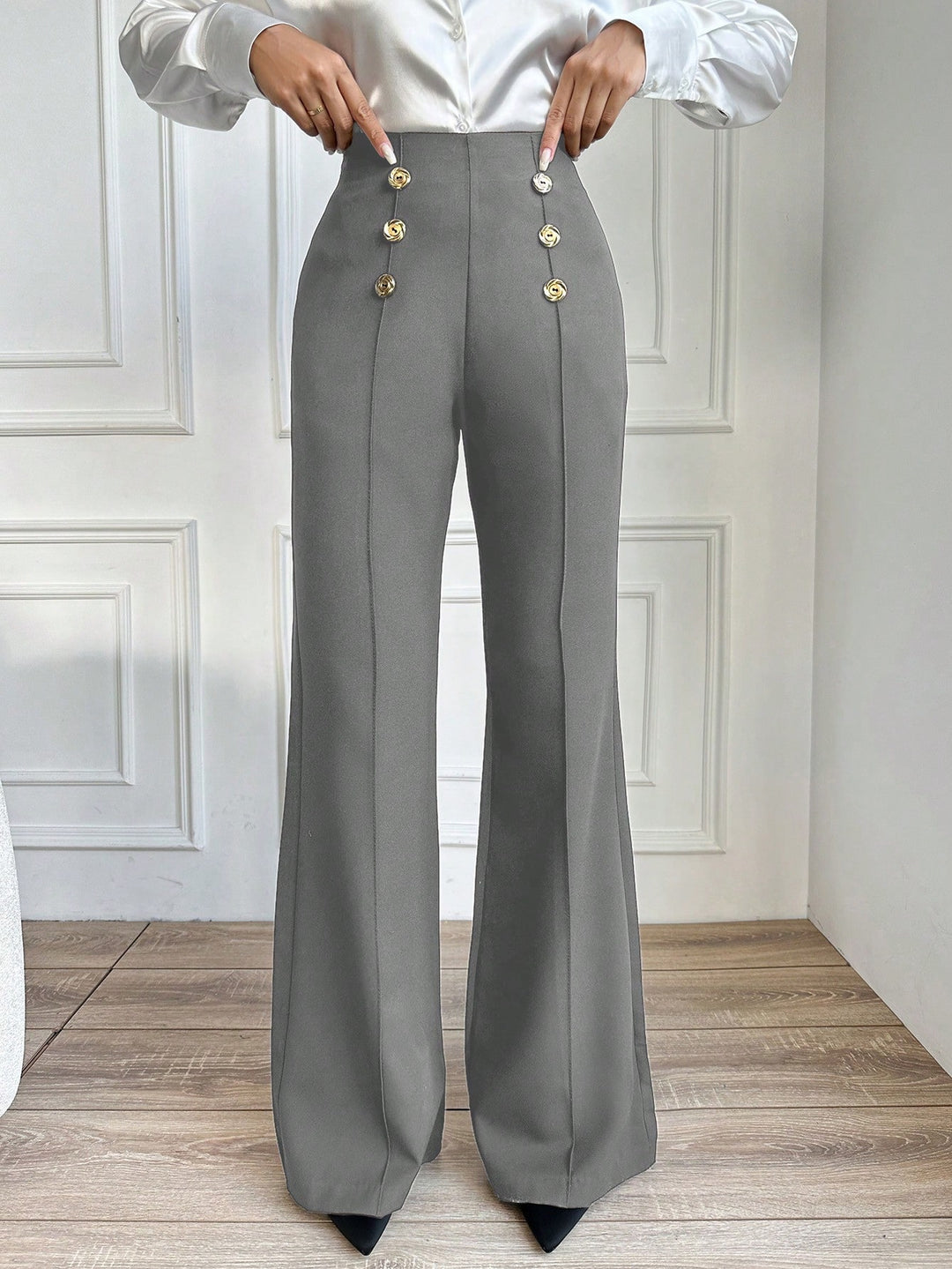 Pantaloni SHEIN, gri