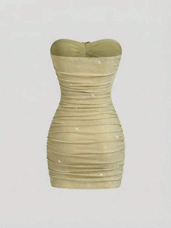 Rochie mini SHEIN, galben