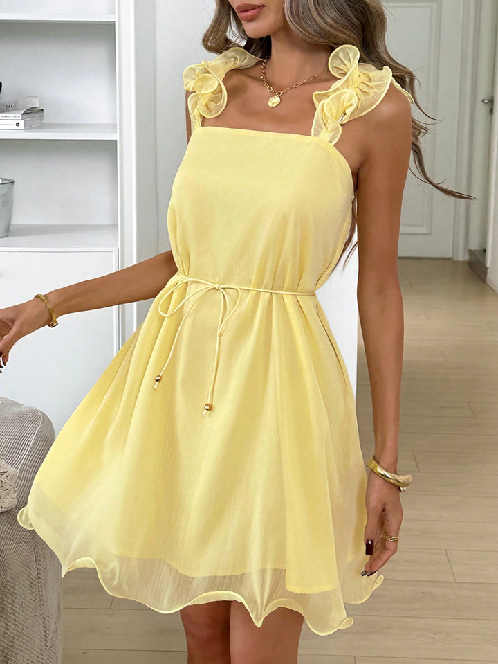 Rochie scurtă SHEIN, galben