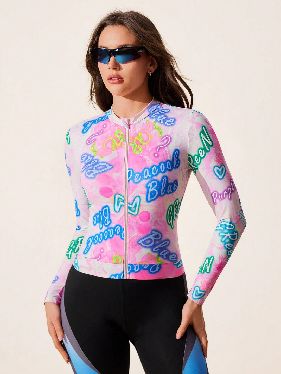 Tricou de ciclism SHEIN, mix culori