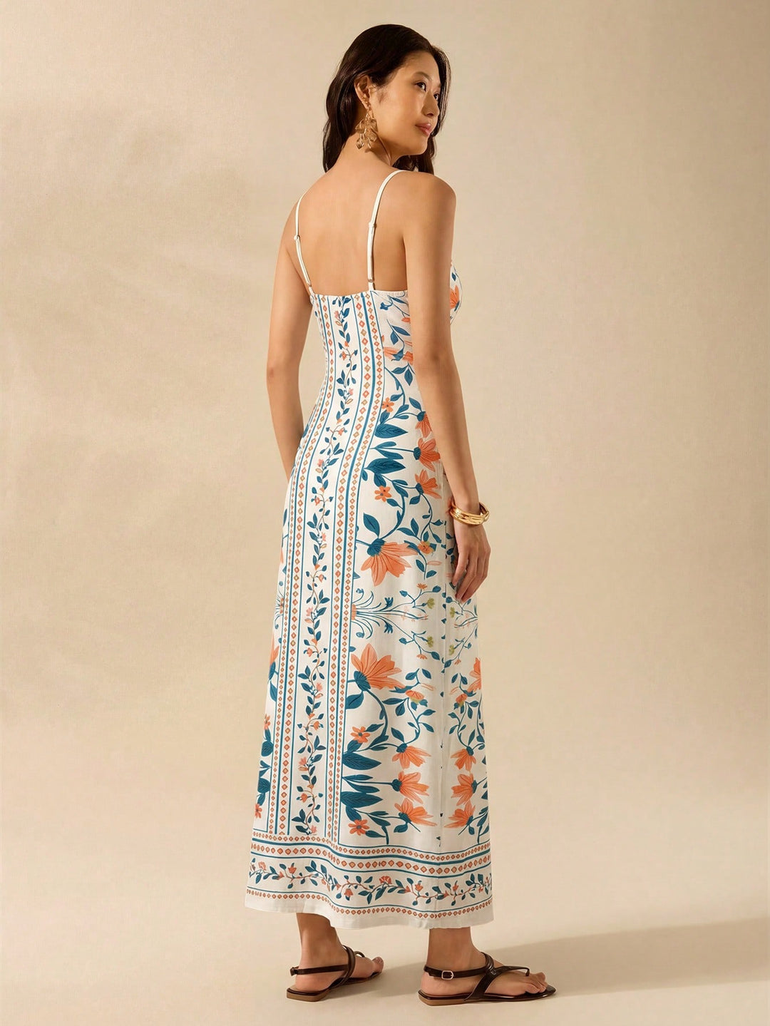 Rochie maxi SHEIN, mix culori