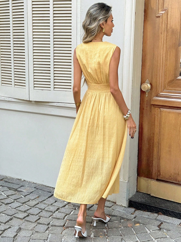 Rochie midi SHEIN, galben