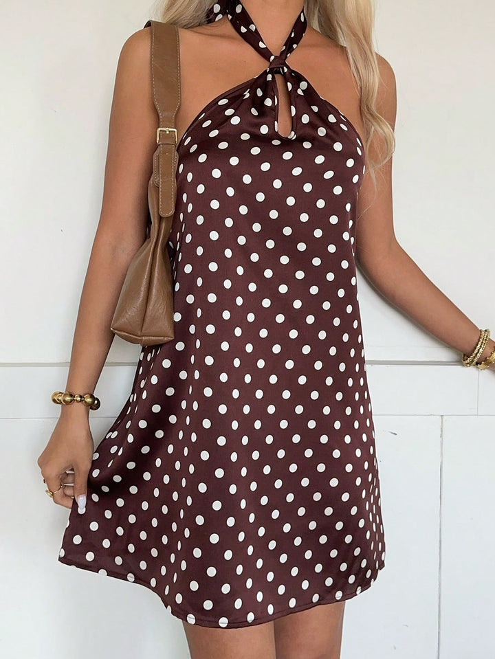 Rochie mini SHEIN, maro