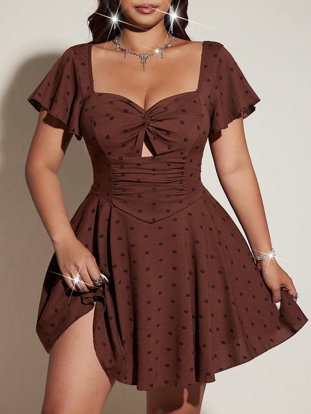 Rochie SHEIN, maro