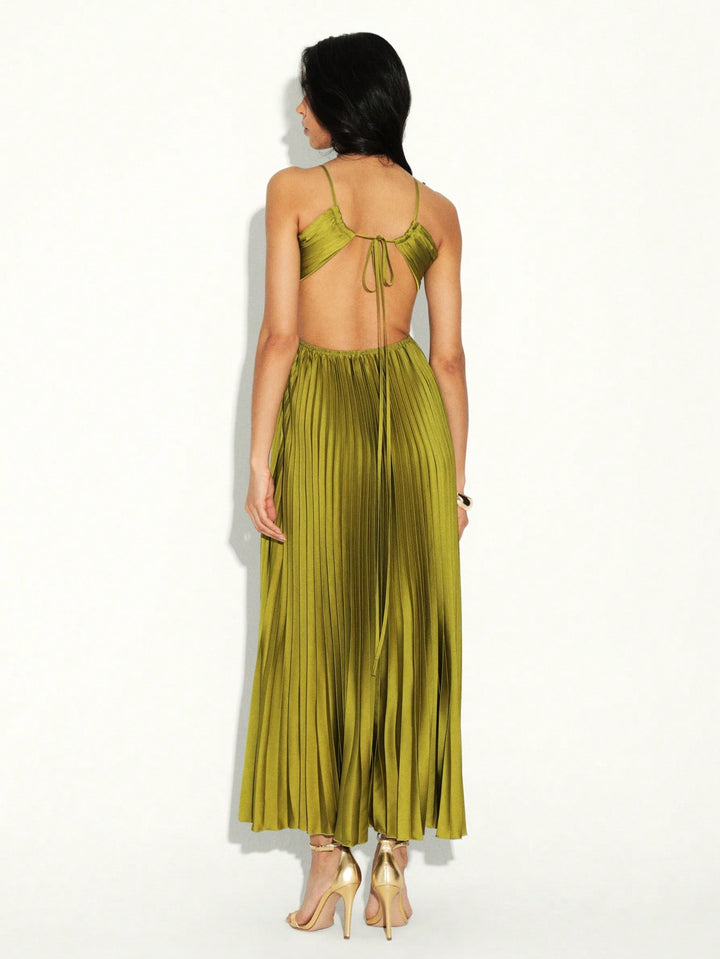 Rochie maxi SHEIN, verde