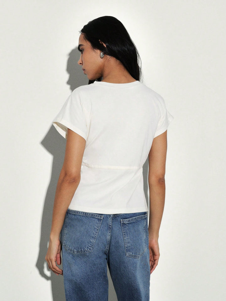Tricou SHEIN, bej