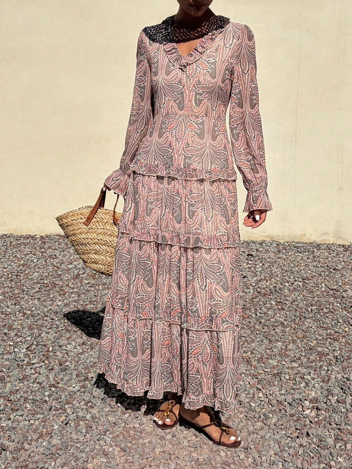 Rochie maxi SHEIN, roz