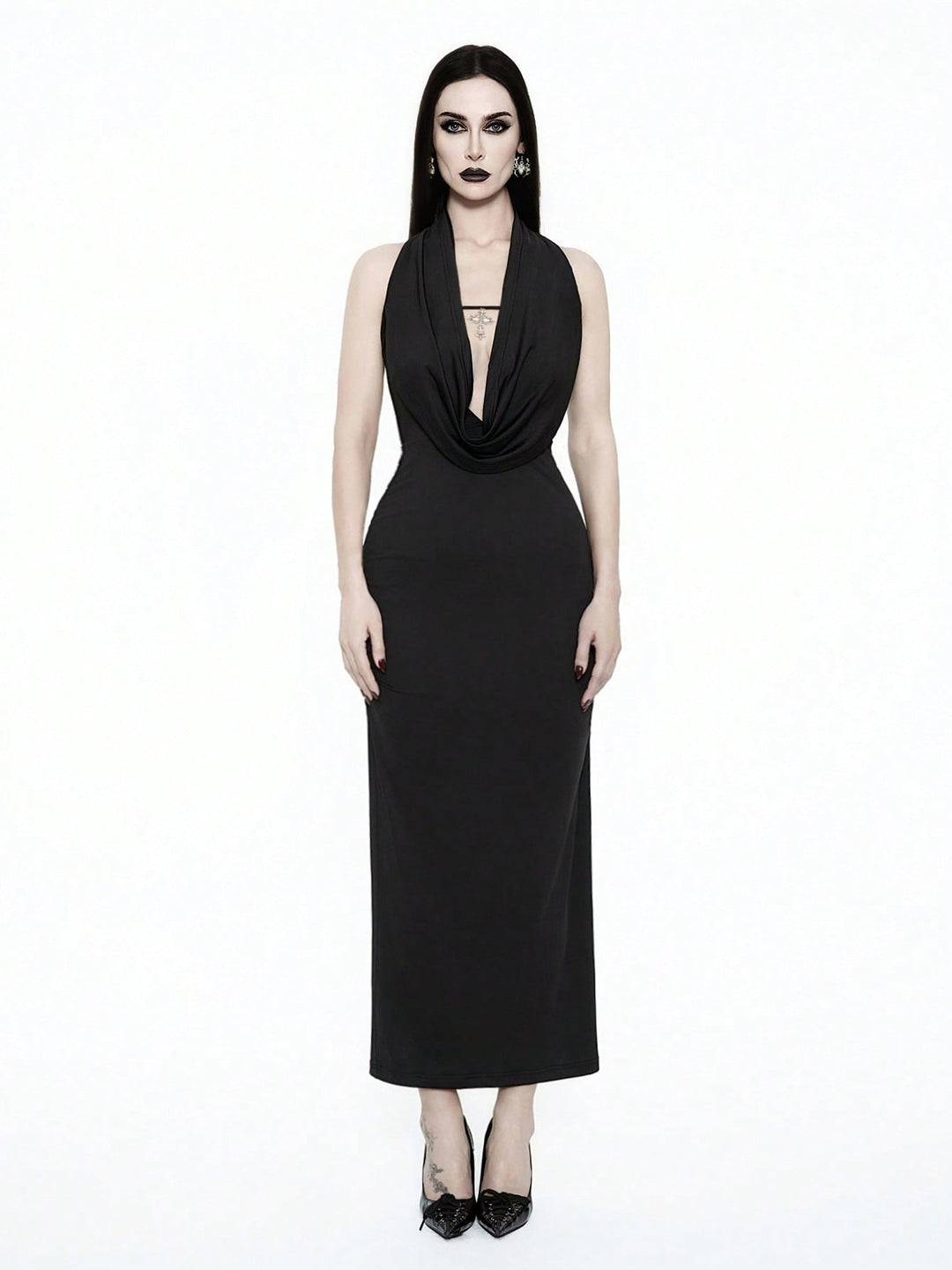 Rochie maxi SHEIN, negru