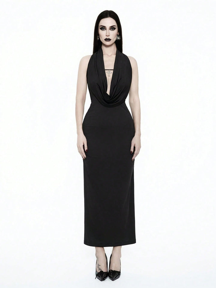 Rochie maxi SHEIN, negru