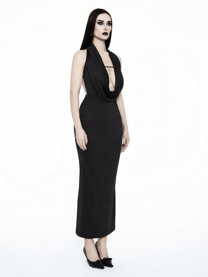 Rochie maxi SHEIN, negru
