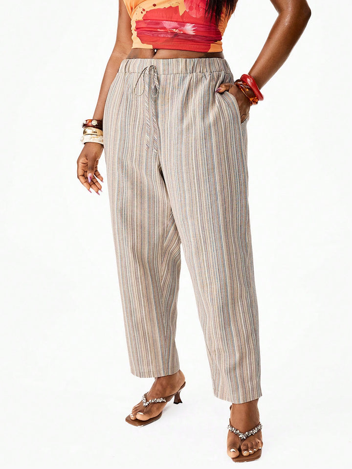 Pantaloni SHEIN, crem