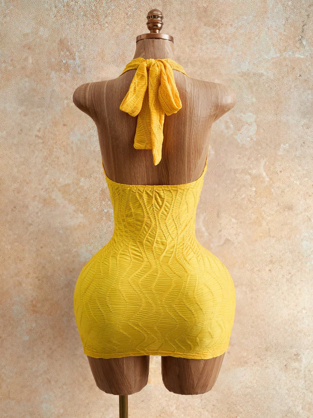 Rochie scurtă SHEIN, galben