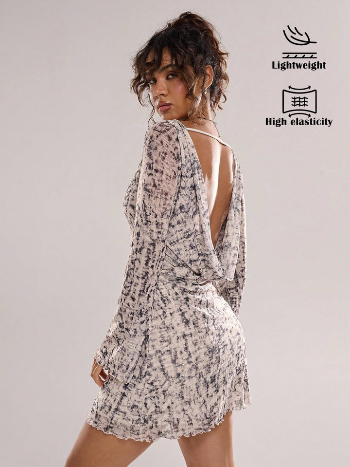 Rochie mini SHEIN, portocaliu
