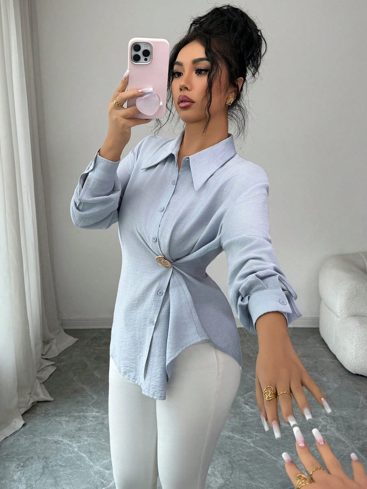 Bluza SHEIN, albastru