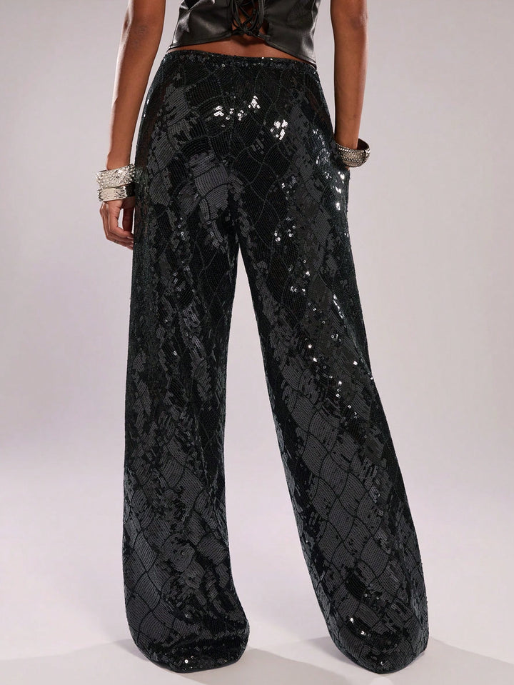 Pantaloni SHEIN, negru